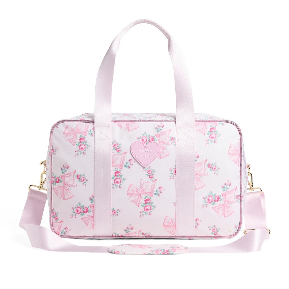 LOVESHACKFANCY STATE TRAVEL BAG VIRAL 🎀ROSA BEAUX BOW🎀